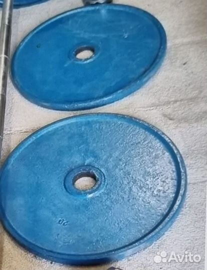 Блины 20 кг. для олимпийской штанги на 55мм