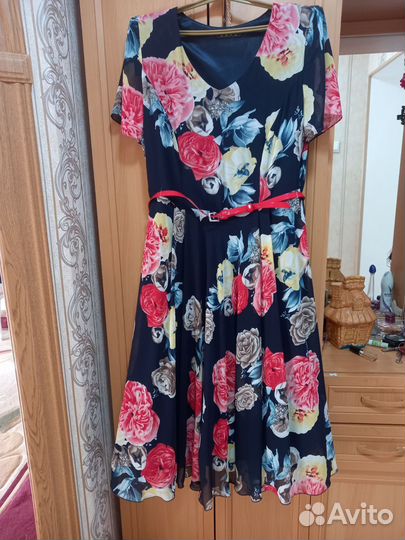 Платье женское шифоновое