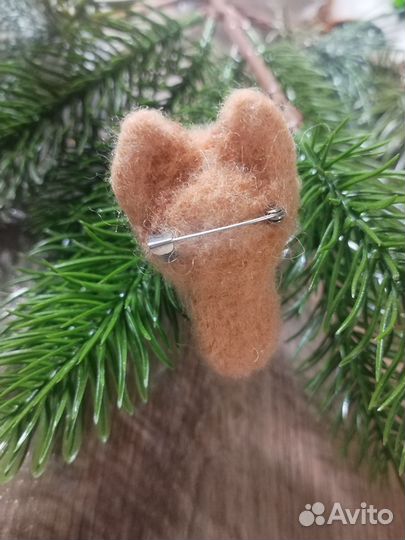 Броши ручной работы (шерсть)