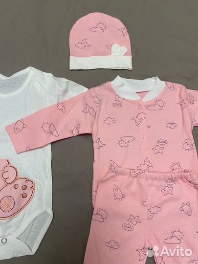 Комплект для новорожденной, для девочки