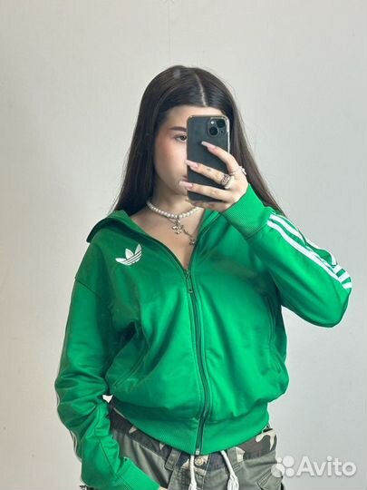 Винтажная олимпийка Adidas Оригинал 3-stripes