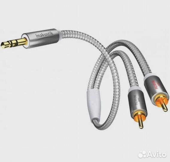 Кабель miniJack-2xRCA Inakustik Premium Audio 1.5m