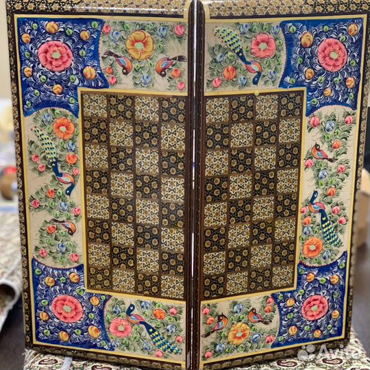 Шахматы-Нарды Хатам Иран Ручная Работа