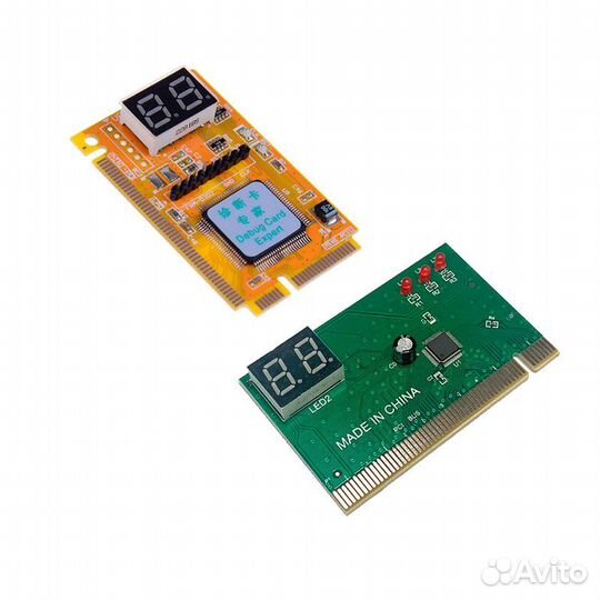 Пост карта PCI, mini PCI-E и LPC, PCI