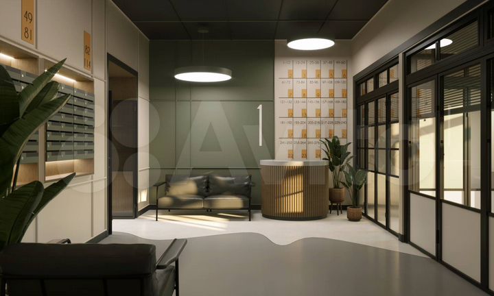 2-к. квартира, 41,9 м², 17/25 эт.