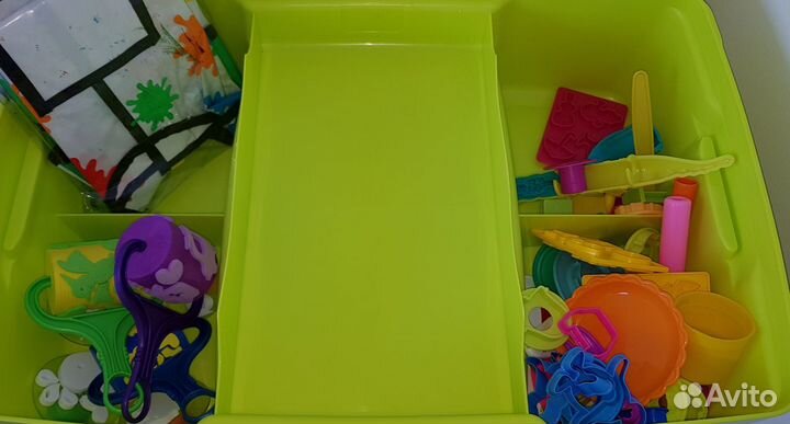 Play doh storage table