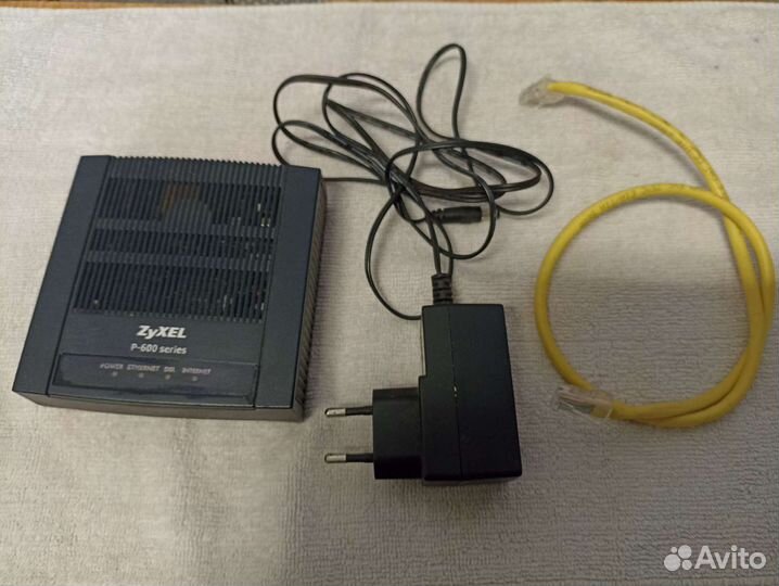 Модем роутер adsl 2+ zyxel P600 series