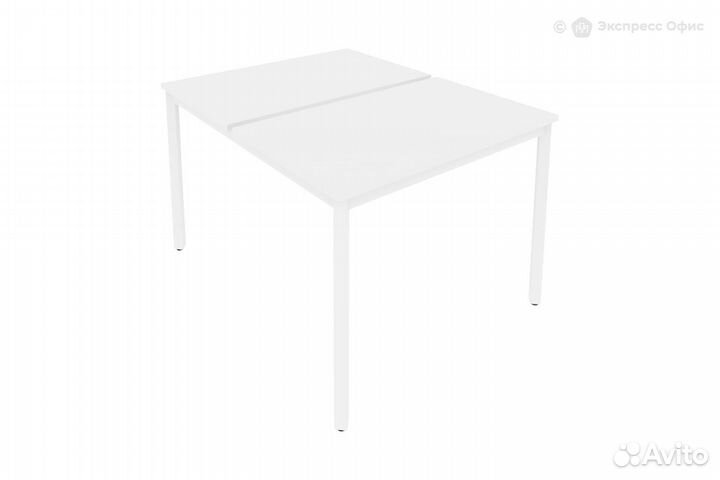 Стол-бенч двойной на металлокаркасе Slim system С