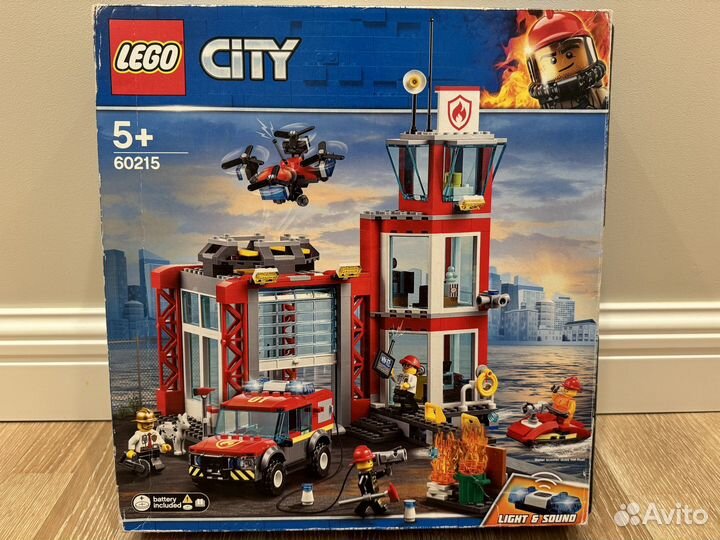 Lego city 60125 Пожарная станция