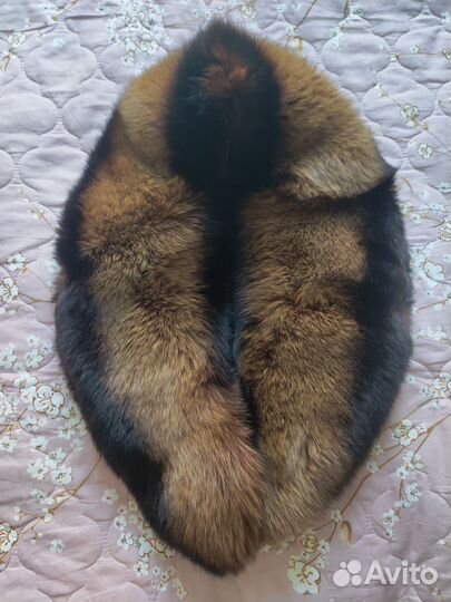 Меховой воротник песец