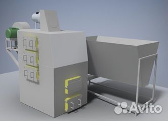 Котел воздухогрейный на опилках автомат 300 кВт