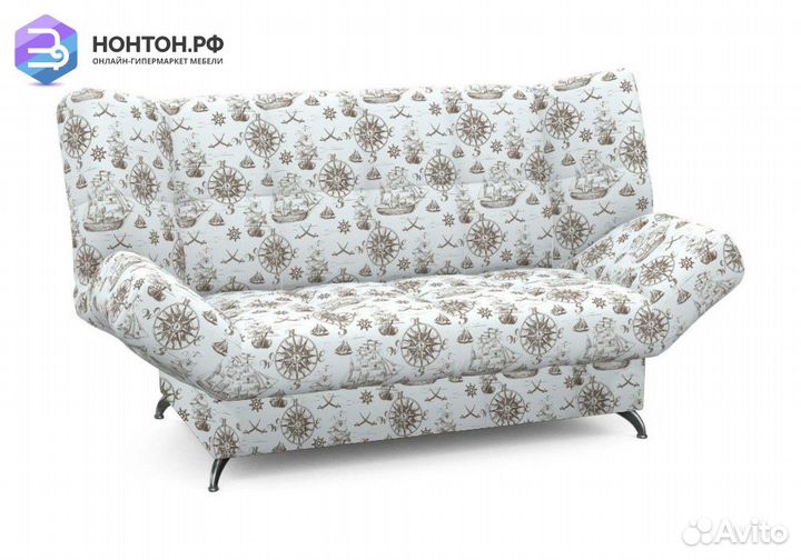 Диван клик-кляк Палермо с морским принтом