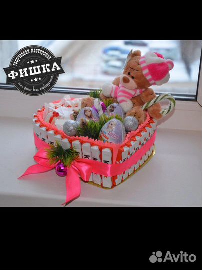 Торт из киндеров для любимой