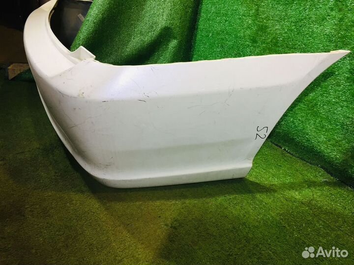Бампер задний Honda Stream RN1 RN3 белыйцарапинырестайл