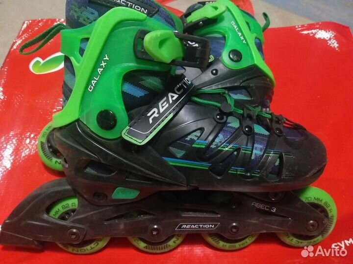Ролики reaction раздвижные 36-39р-р