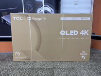 Телевизор qled TCL 75C647 чек гарантия