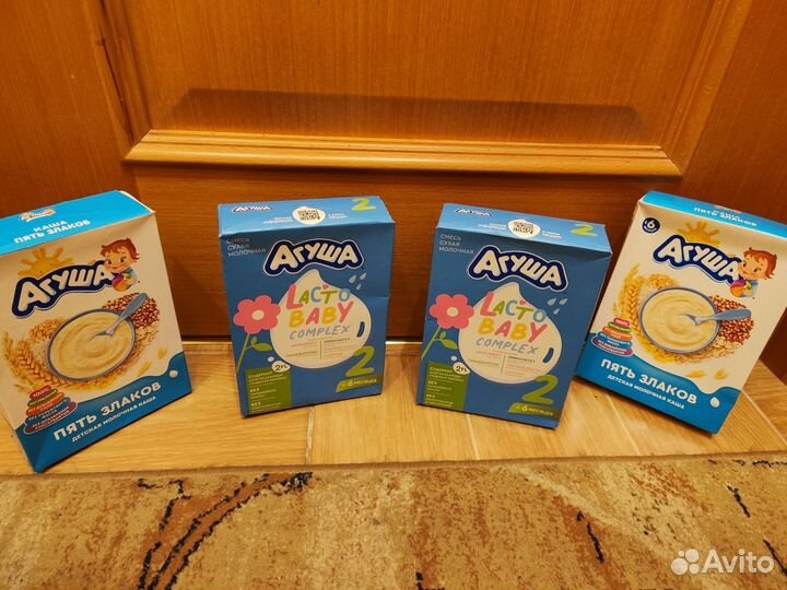 Каша молочная агуша