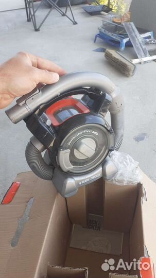 Автомобильный пылесос black decker