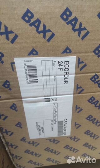 Газовый котел baxi eco four 24f