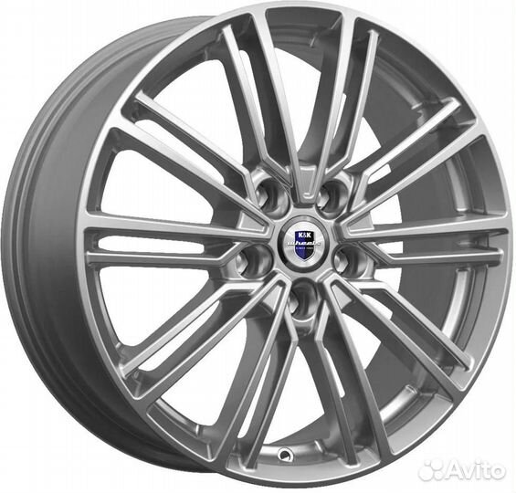 K&K Эрфурт 7x17 5x114.3 ET 49 Dia 67.1 (дарк плати