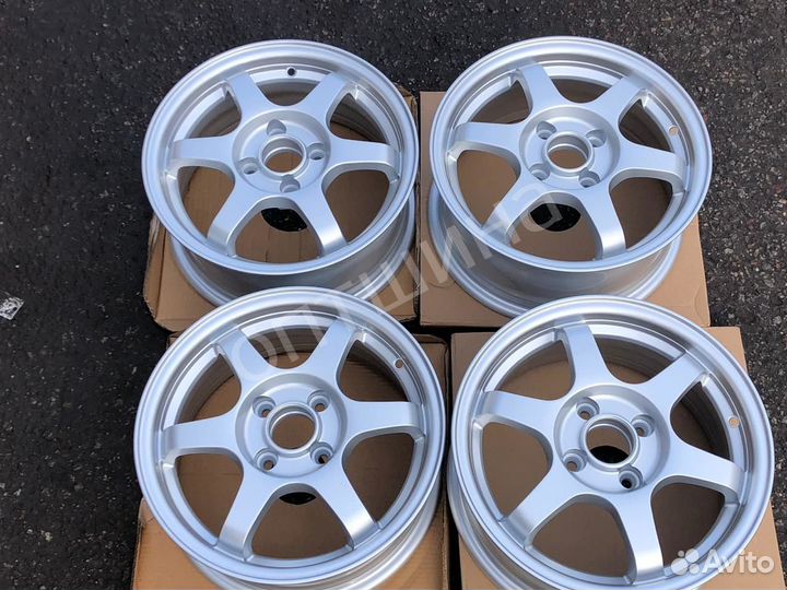 R15 дизайн volk silver 4-100 новые диски