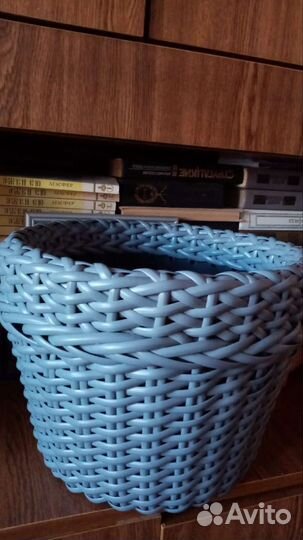 Корзина плетеная ротанг горшок
