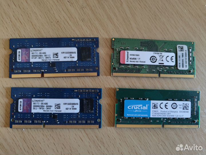 Оперативная память разная