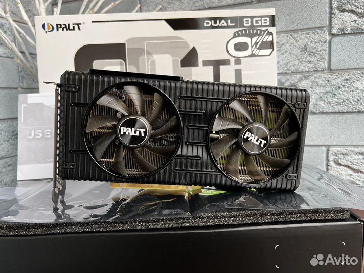 Видеокарта Rtx 3060 Ti 8GB Palit Dual OC/Пломба