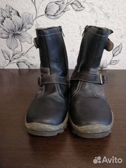 Зимние ботинки на мальчика 35