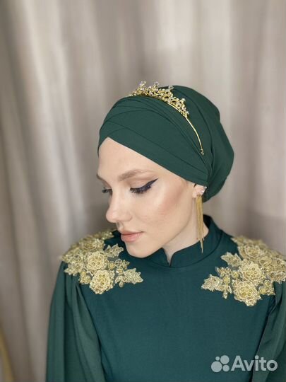 Готовый платок на никах