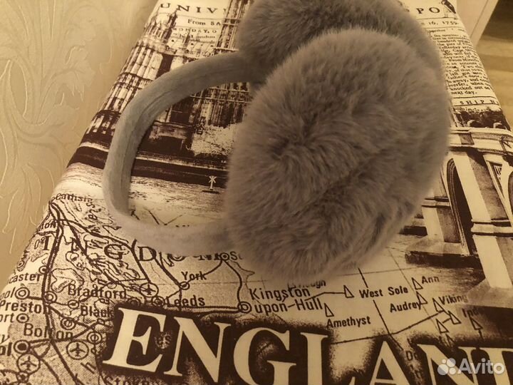 Ободок ушки теплые