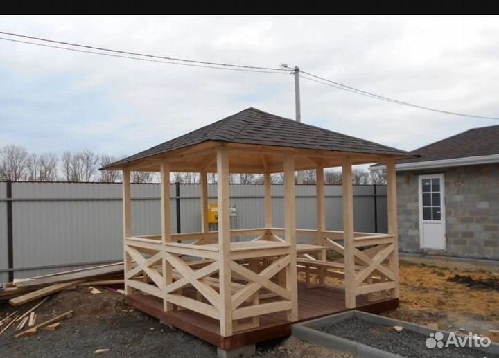 Строительная бригада-плотники