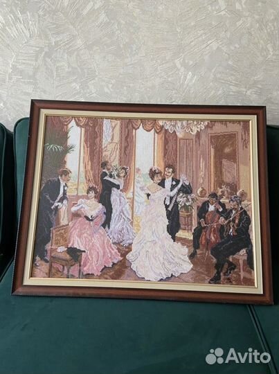 Картина вышитая крестом