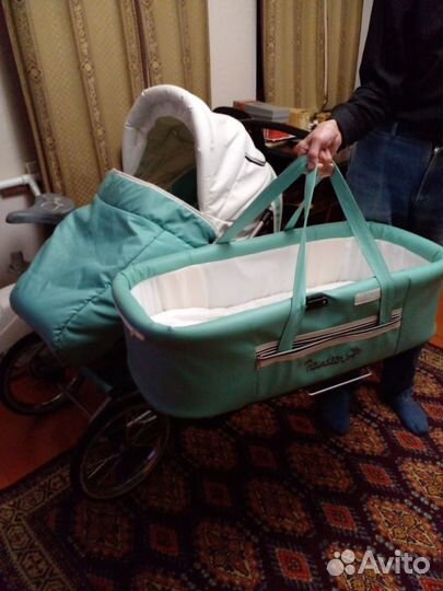 Детская коляска, три в одном