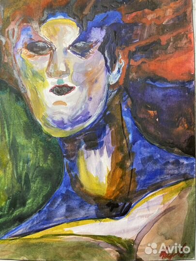 Картина акварельная