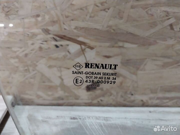 Стекло двери переднее Renault Megan 2