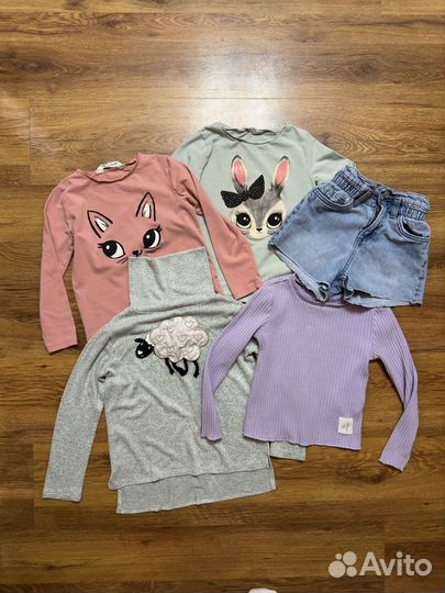 Пакет вещей на девочку 110-116 hm sela