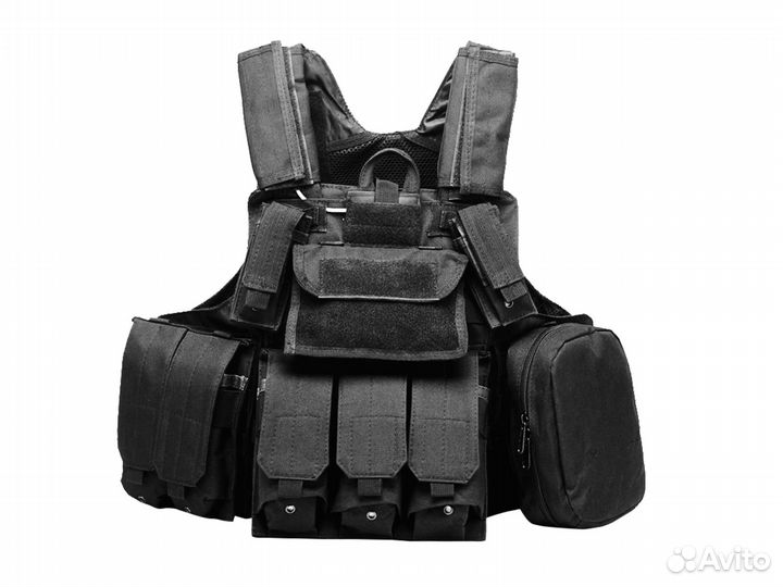 Разгрузочный бронежилет тактический с подсумками