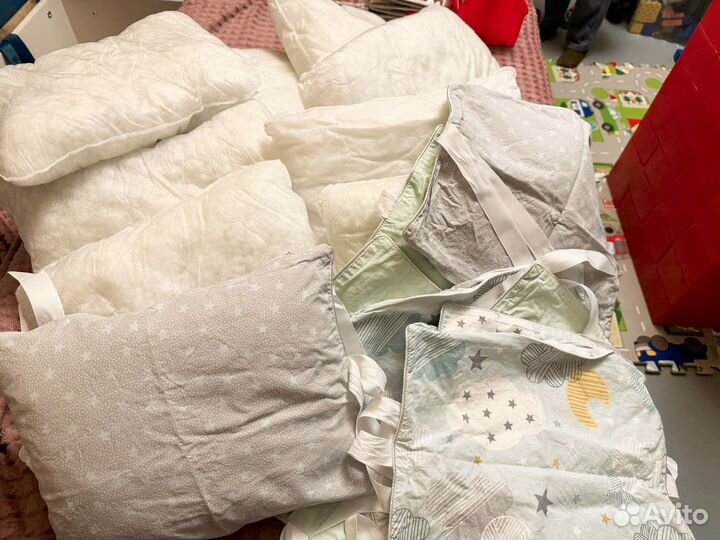 Бортики в детскую кроватку бу