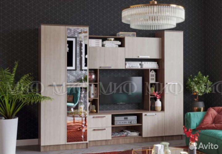 Стенка в гостиную новая,гостиная