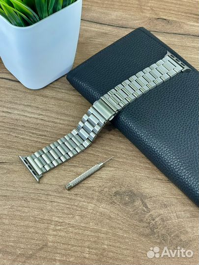 Металлический ремешок браслет apple watch 45-49 мм