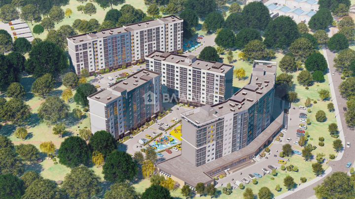 2-к. квартира, 62,1 м², 5/9 эт.