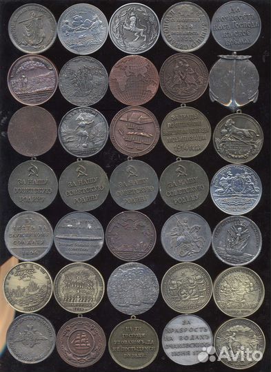 Царские Медали 18-19 века. флот. Реплики