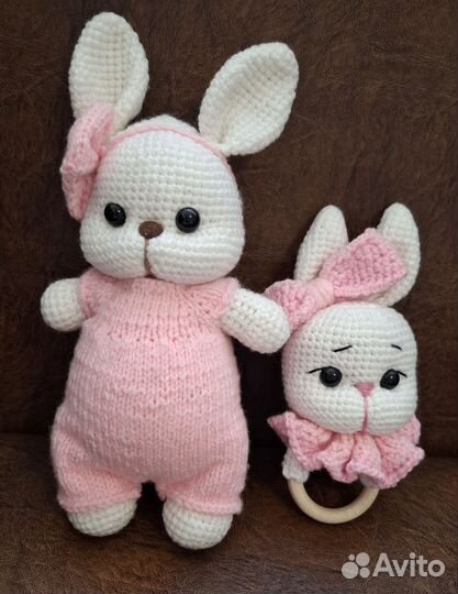 Мягкая игрушка зайка