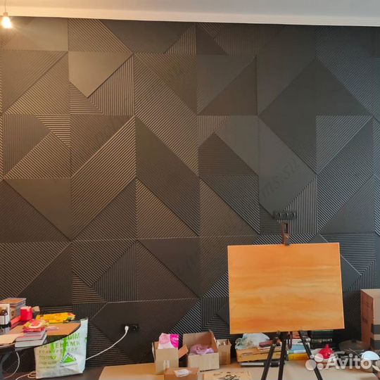 3D гипсовые панели 600 x 600