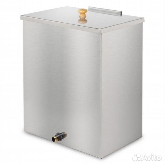 Бак нержавеющий навесной Везувий aisi 439 для печи