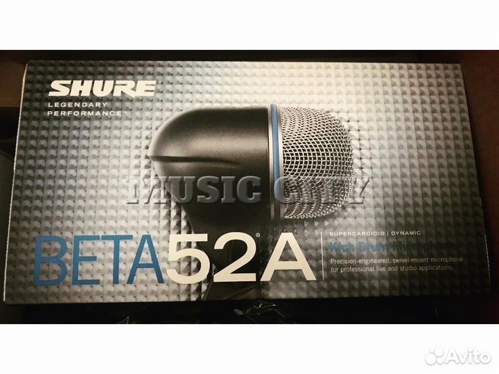 Shure Beta 52A микрофон для большого барабана