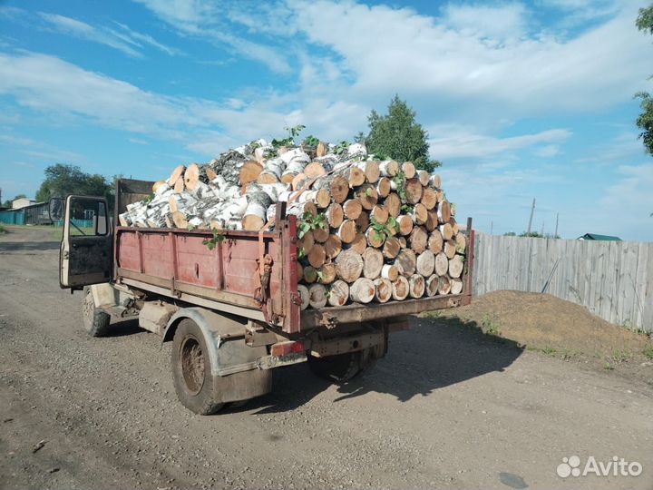 Дрова березовые,пиленый горбыль