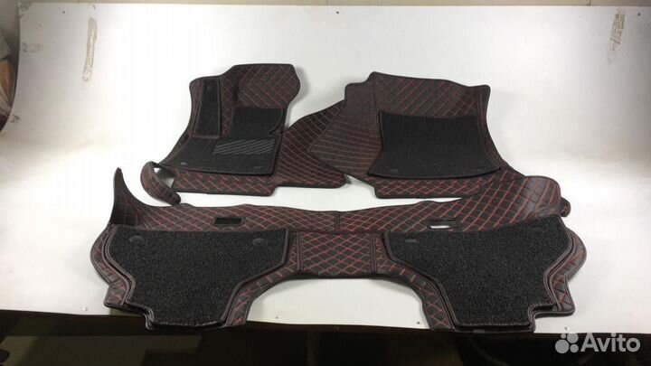 3D Коврики Mercedes Салон Багажник из Экокожи