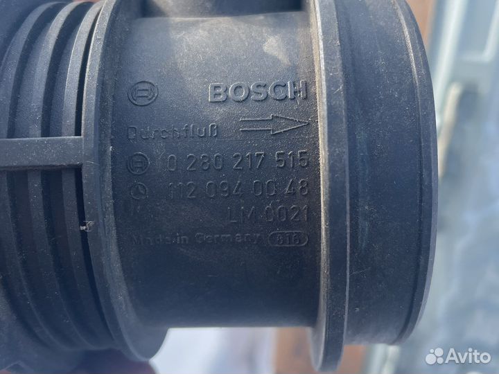 Датчик массового расхода воздуха Mercedes Audi